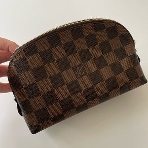 Louis Vuitton Pochette Cosmetiques LV (Cosmetic Pouch) Damier Ebene